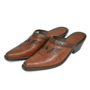 Sonora by Double H Womens Western Mules Boots 6.5